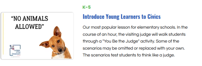 No animals allowed lesson plan